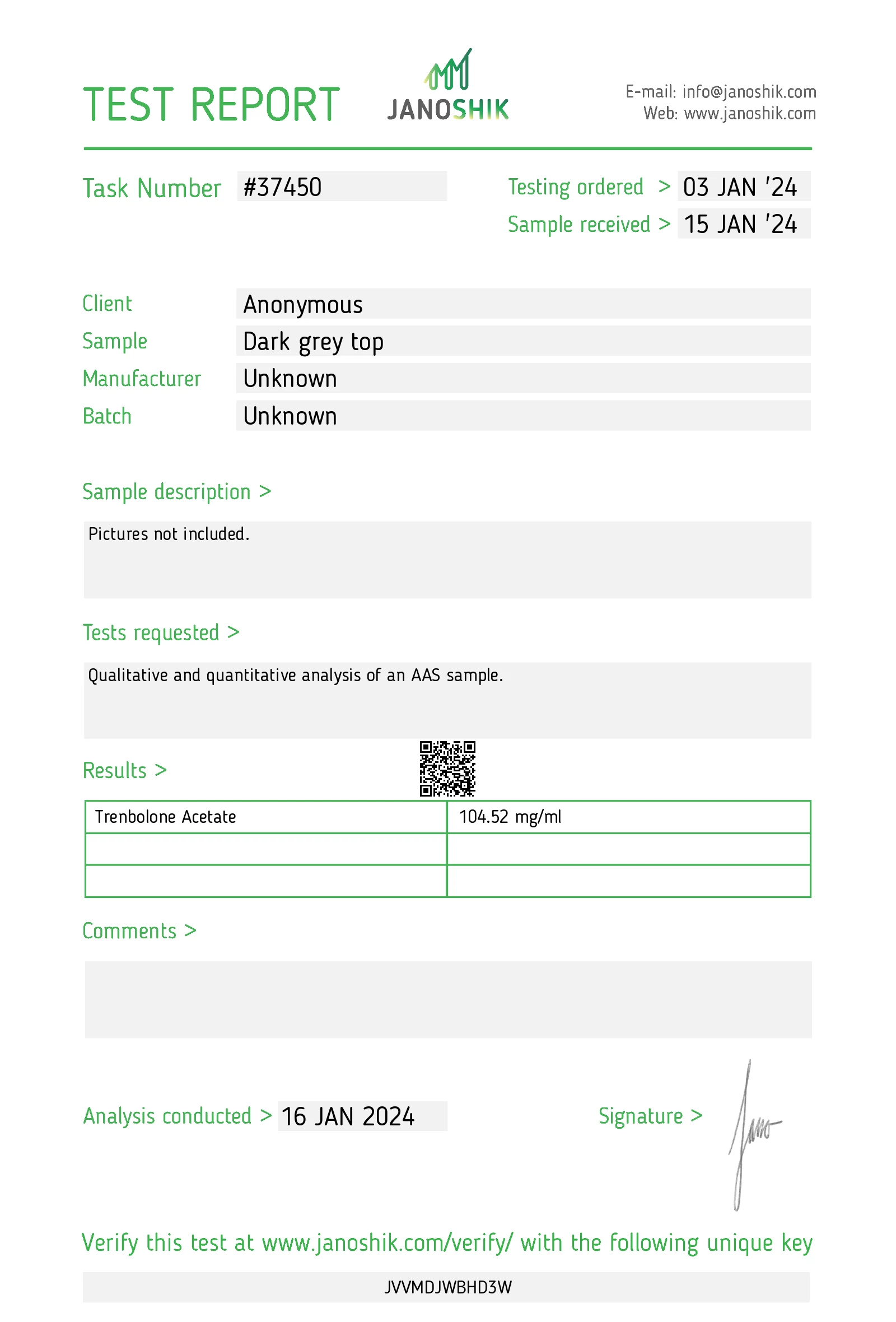 Trenbolone Acetate 100